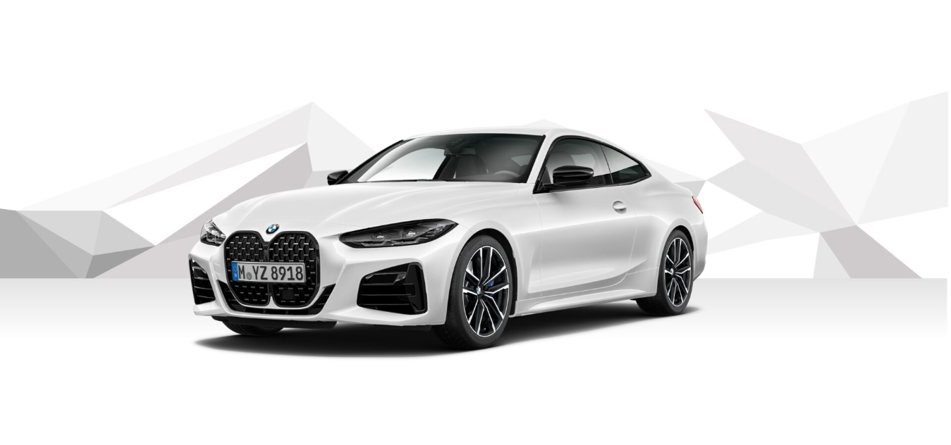 BMW M440i xDrive coupé - bílá metalíza Mineral White - autoibuy.com